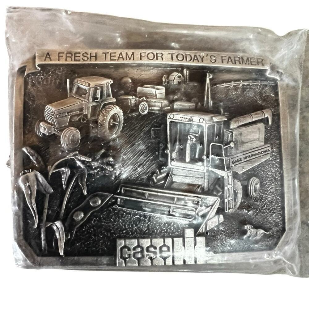 Case IH Belt buckle, 1985, First buckle under new Case International name